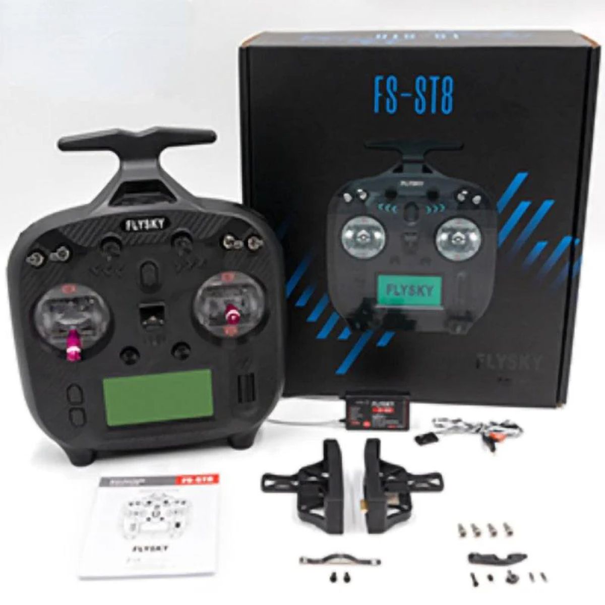 FLYSKY FS-ST8 2.4ГГц 8CH передатчик с FS-SR8 приёмником, дистанция до 1000 м, протокол ANT FLYSKY FS-ST8 2.4ГГц 8CH передатчик с FS-SR8 приёмником, дистанция до 1000 м, протокол ANT