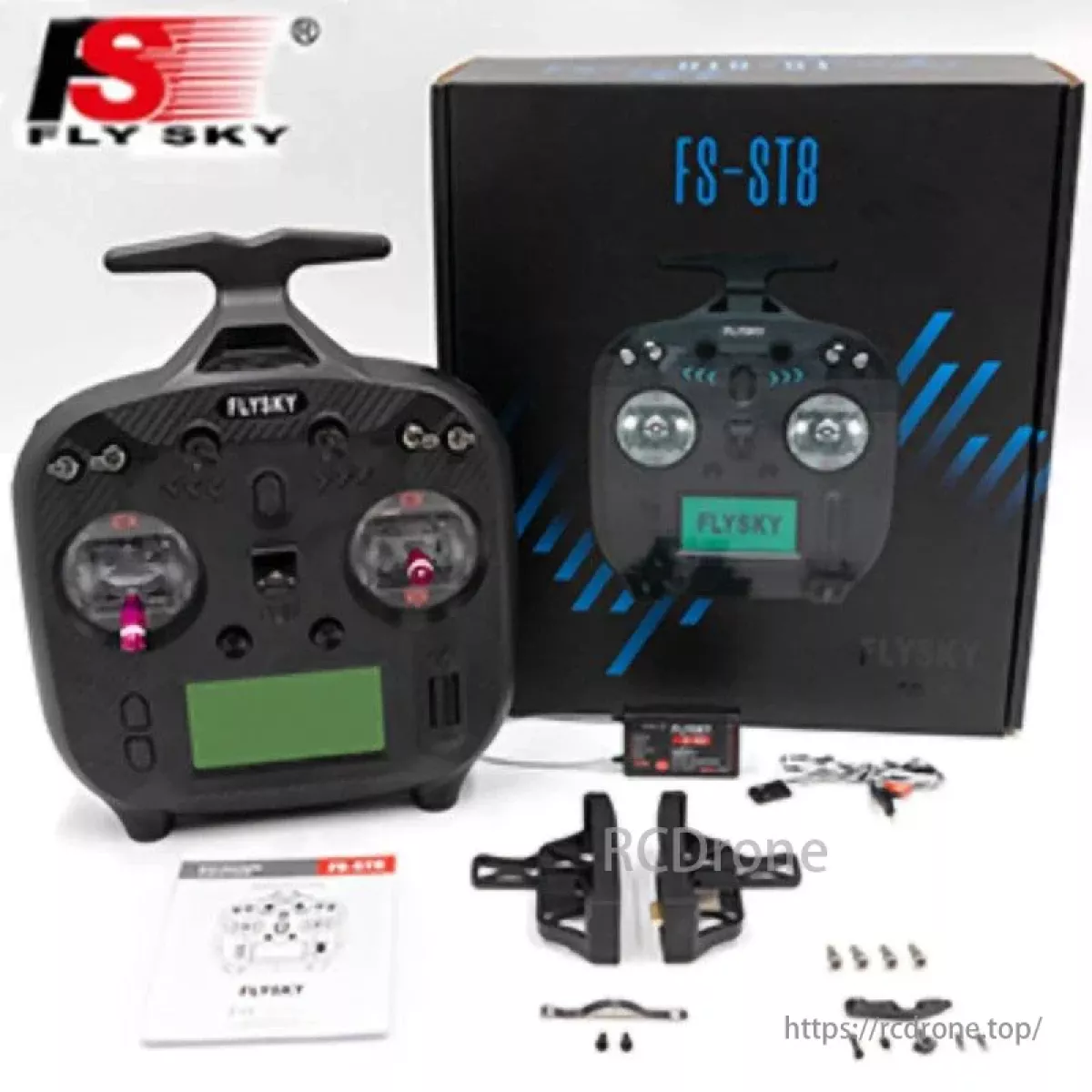 FLYSKY FS-ST8 2.4ГГц 8CH передатчик с FS-SR8 приёмником, дистанция до 1000 м, протокол ANT FLYSKY FS-ST8 2.4ГГц 8CH передатчик с FS-SR8 приёмником, дистанция до 1000 м, протокол ANT