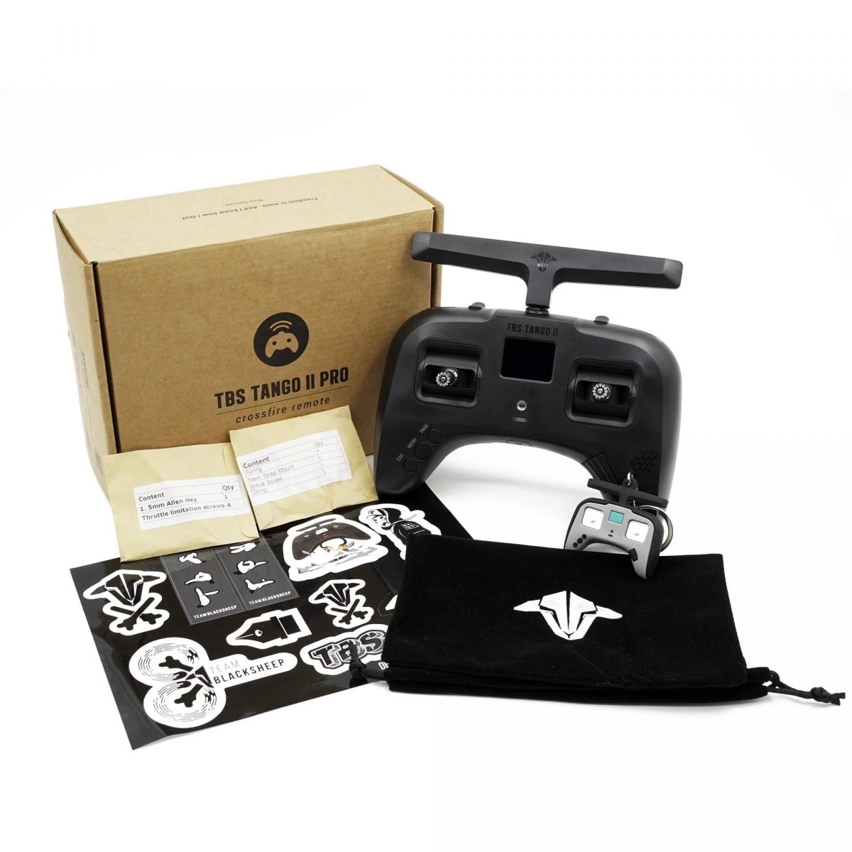 Аппаратура управления TBS TANGO 2 PRO V3 для FPV, совместима с Crossfire Nano RX и квадрокоптерами Аппаратура управления TBS TANGO 2 PRO V3 для FPV, совместима с Crossfire Nano RX и квадрокоптерами