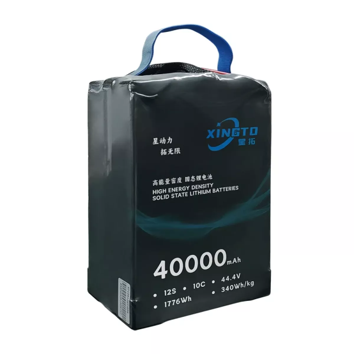 Аккумулятор XINGTO 44.4В 12S 40000мАч 10C для дрона — 340Втч/кг, высокоплотный полу-твердотельный литиевый Аккумулятор XINGTO 44.4В 12S 40000мАч 10C для дрона — 340Втч/кг, высокоплотный полу-твердотельный литиевый