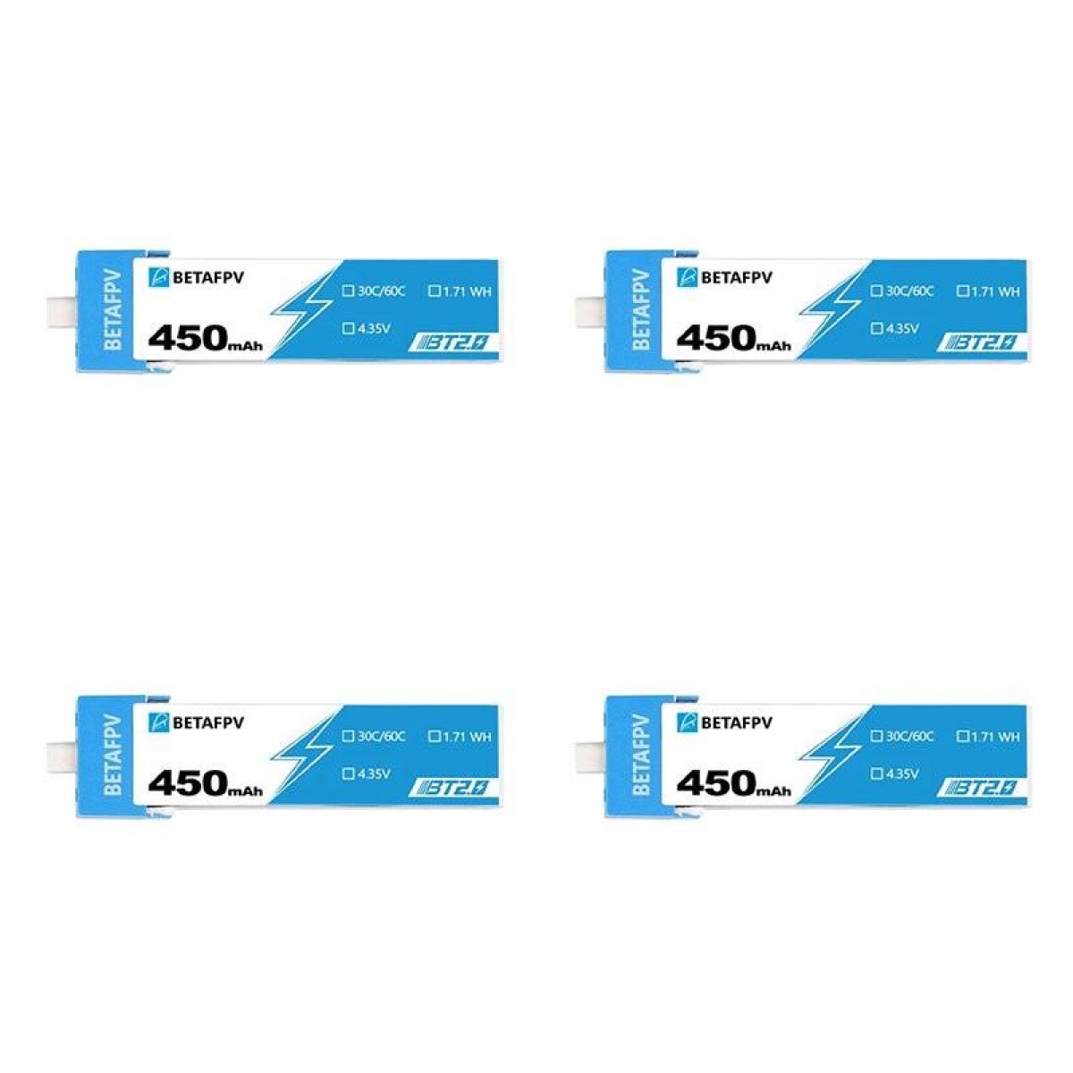 BETAFPV 1S 300mAh PH2.0 30C аккумулятор для FPV дрона BETAFPV 1S 300mAh PH2.0 30C аккумулятор для FPV дрона