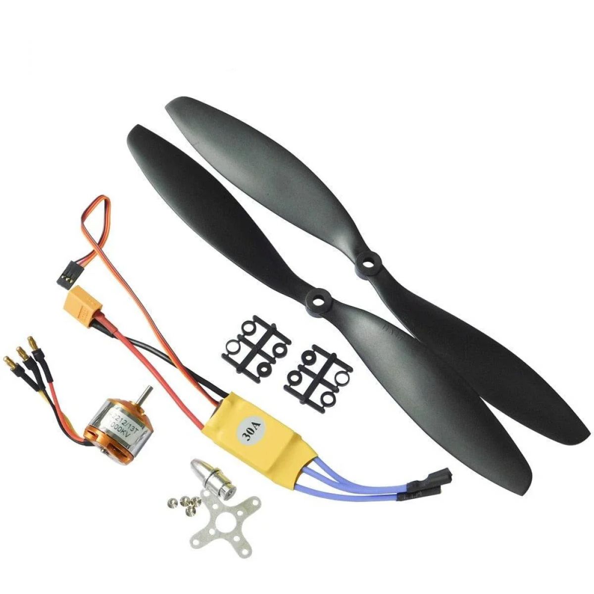 Бесколлекторный мотор Sida XXD A2212 KV930/1000/1400/2200 + 30A ESC + 1045 пропеллер комплект Бесколлекторный мотор Sida XXD A2212 KV930/1000/1400/2200 + 30A ESC + 1045 пропеллер комплект