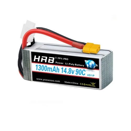 Аккумулятор HRB LiPo 2S-6S 1300-2600mAh 7.4-22.2В для дронов FPV и авиамоделей