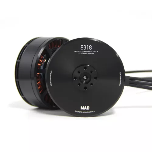 Бесщеточный мотор MAD 8318 IPE KV100/KV120 для сельхоздронов, квадрокоптеров, гексакоптеров, октокоптеров