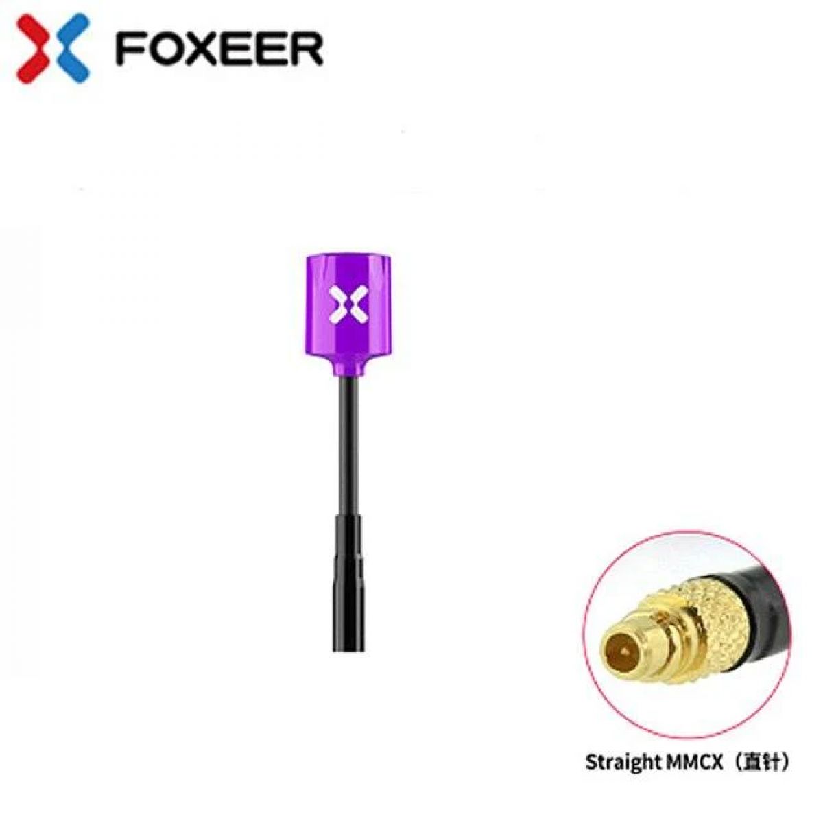 Foxeer Lollipop 3 Micro V4 5,8ГГц 2,5dBi антенна RHCP MMCX/UFL прямая для FPV дрона Foxeer Lollipop 3 Micro V4 5,8ГГц 2,5dBi антенна RHCP MMCX/UFL прямая для FPV дрона