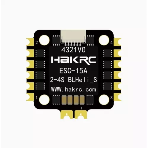 HAKRC BLS 15A 4-в-1 ESC для FPV дрона, 2–4S LiPo, 20x20мм, DShot600, BLHeli_S прошивка