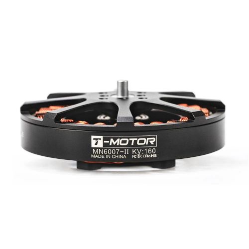 Бесколлекторный мотор T-MOTOR MN6007II KV160/KV320 для дронов, 12S, тяга 6.4кг, проп 21-22"