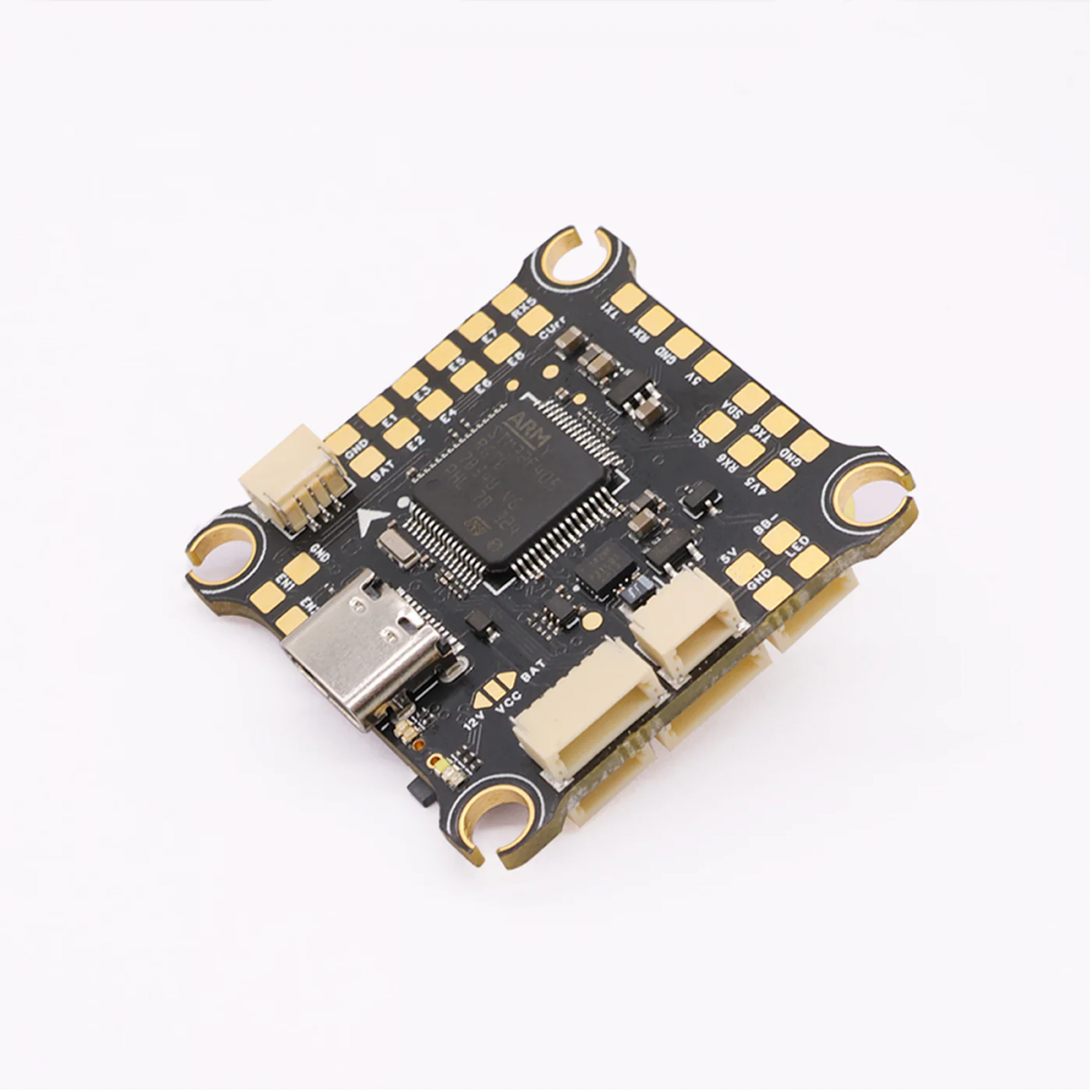 Контроллер полёта HAKRC F4551 STM32F405, 30.5x30.5мм, 2-8S, ICM42688, OSD, Dual BEC Контроллер полёта HAKRC F4551 STM32F405, 30.5x30.5мм, 2-8S, ICM42688, OSD, Dual BEC