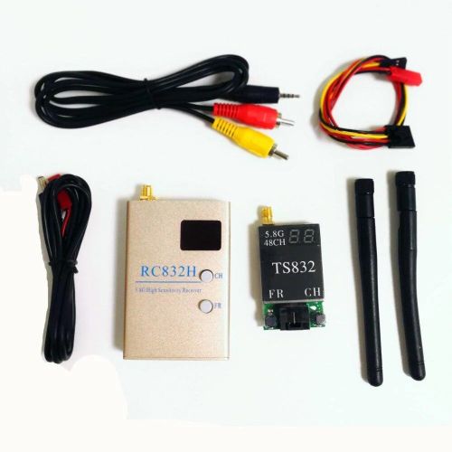 FPV 5.8ГГц 600мВт TS832 TX и RC832 RX 48CH AV передатчик и приёмник для гоночных дронов