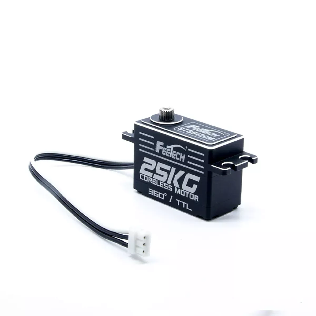 Feetech STS5420M 7.4В 25КГ 0.111сек/60° 360° RC сервопривод низкий профиль магнитный энкодер двойной вал TTL Feetech STS5420M 7.4В 25КГ 0.111сек/60° 360° RC сервопривод низкий профиль магнитный энкодер двойной вал TTL