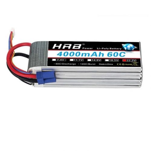 HRB 22.2V 4000mAh LiPo 6S аккумулятор XT60 Deans T XT90 EC5 для квадрокоптеров, самолётов, FPV