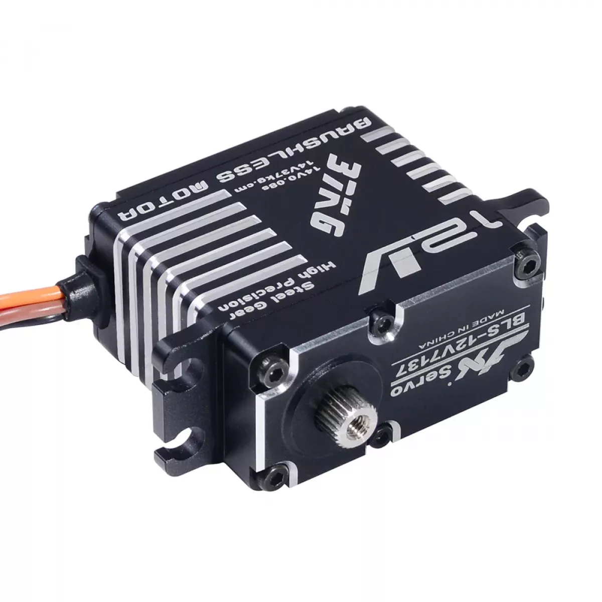 JX Servo BLS-12V7137 — 14В 37кг 120° 0.08сек/60° высокоточный сервопривод для RC авто, роботов, лодок JX Servo BLS-12V7137 — 14В 37кг 120° 0.08сек/60° высокоточный сервопривод для RC авто, роботов, лодок