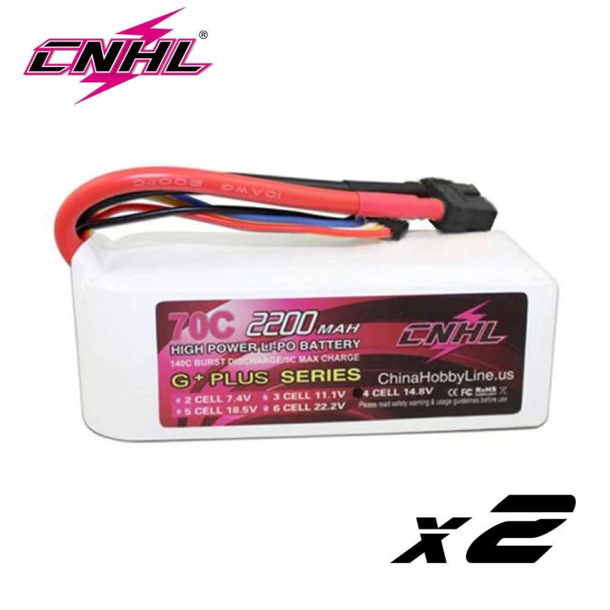 2 шт. аккумуляторов CNHL 2200мАч 3S/4S/6S 11.1В/14.8В/22.2В LiPo с XT60 для RC, FPV, дронов, самолетов 2 шт. аккумуляторов CNHL 2200мАч 3S/4S/6S 11.1В/14.8В/22.2В LiPo с XT60 для RC, FPV, дронов, самолетов