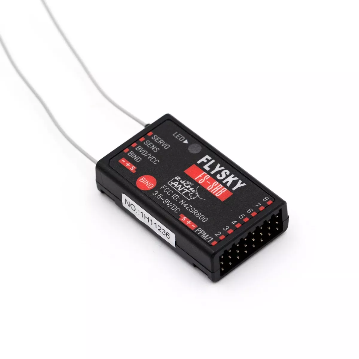 FLYSKY FS-SR8 2.4G 8CH приёмник ANT, 3.5-9В, для пульта FS-ST8, RC вертолётов, авто, катеров FLYSKY FS-SR8 2.4G 8CH приёмник ANT, 3.5-9В, для пульта FS-ST8, RC вертолётов, авто, катеров