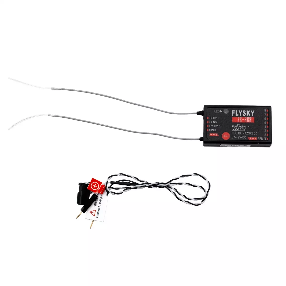 FLYSKY FS-SR8 2.4G 8CH приёмник ANT, 3.5-9В, для пульта FS-ST8, RC вертолётов, авто, катеров FLYSKY FS-SR8 2.4G 8CH приёмник ANT, 3.5-9В, для пульта FS-ST8, RC вертолётов, авто, катеров