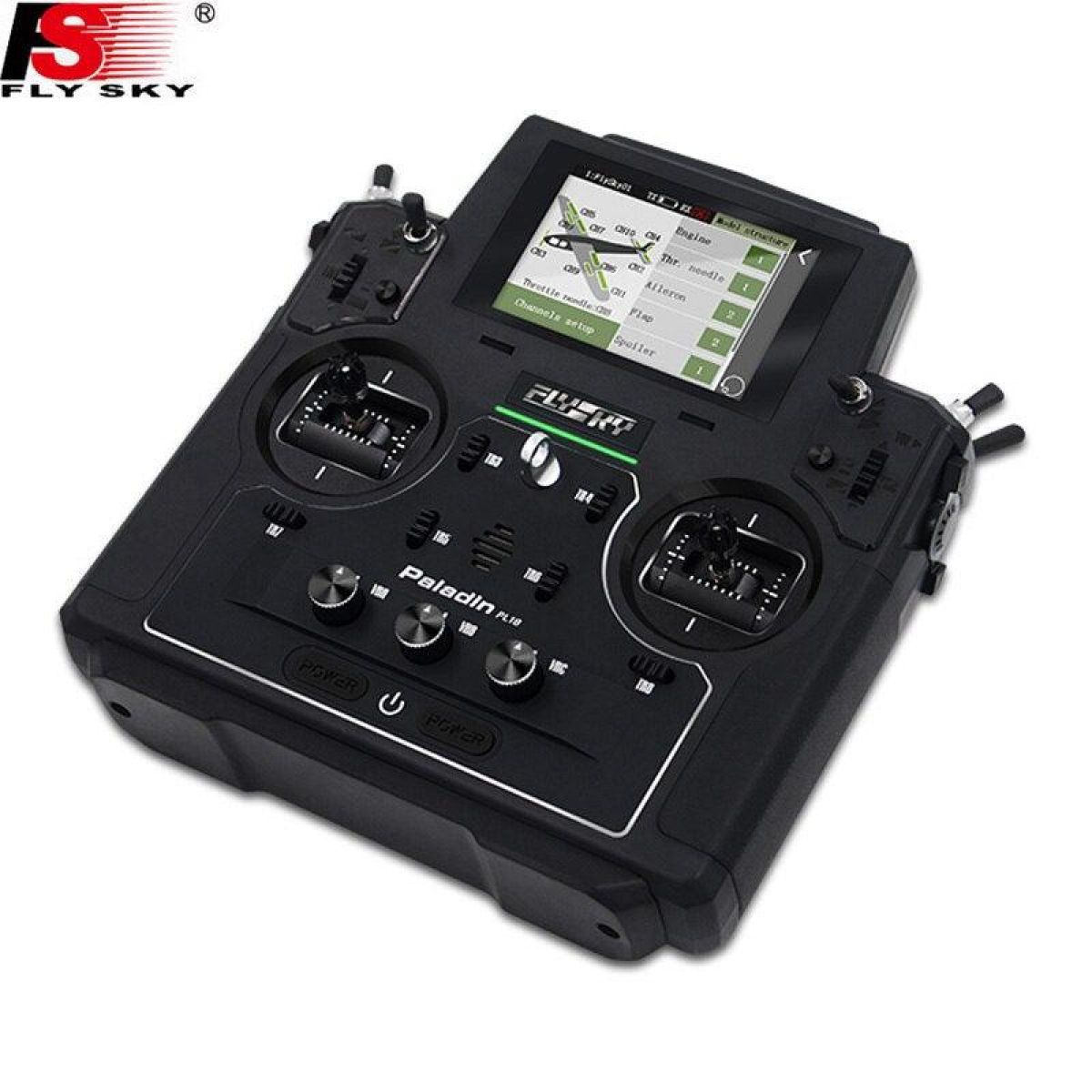 Аппаратура Flysky FS-PL18 Paladin 2.4G 18CH с приемниками FS-FTr10/FS-FTr16S для FPV дрона и самолёта Аппаратура Flysky FS-PL18 Paladin 2.4G 18CH с приемниками FS-FTr10/FS-FTr16S для FPV дрона и самолёта