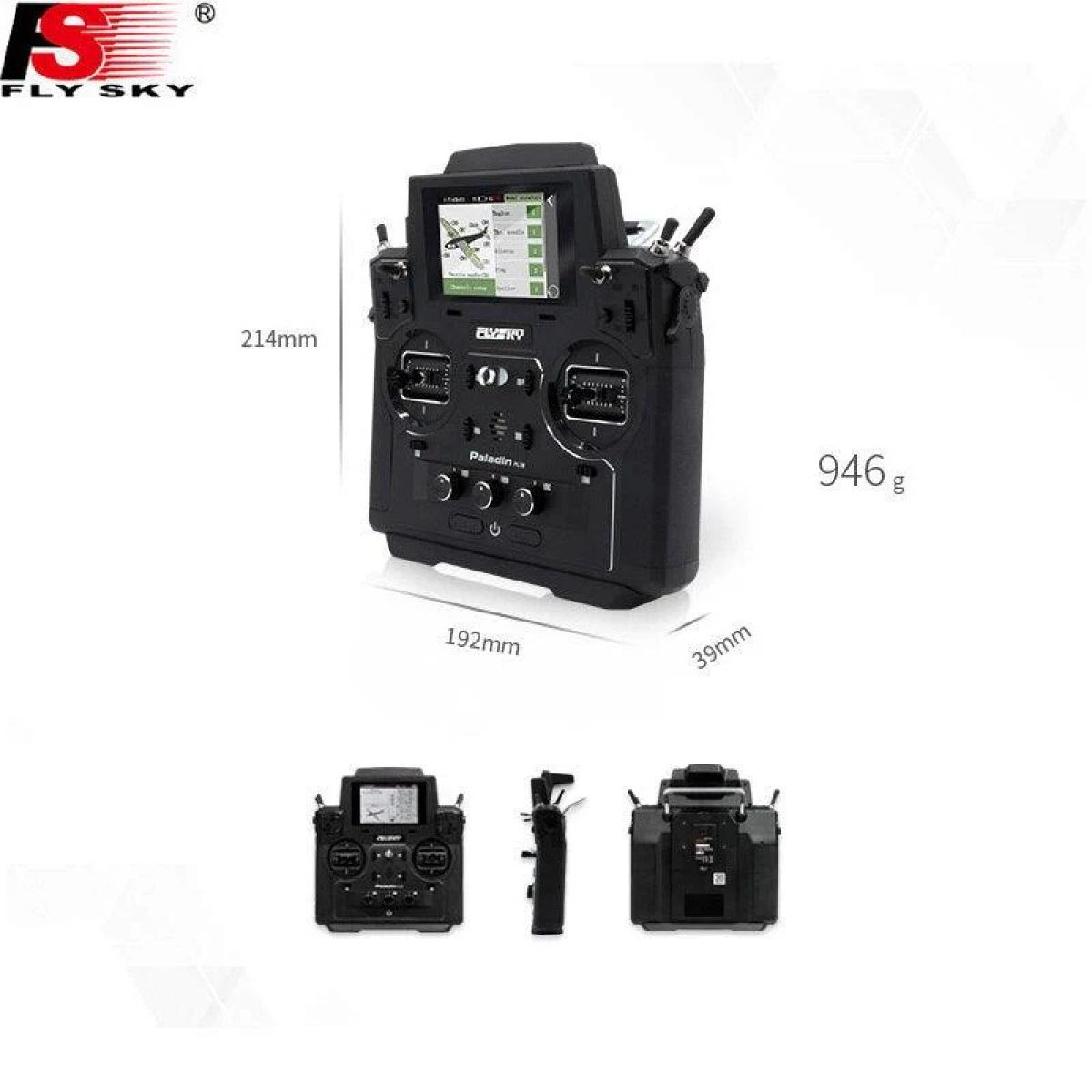 Аппаратура Flysky FS-PL18 Paladin 2.4G 18CH с приемниками FS-FTr10/FS-FTr16S для FPV дрона и самолёта Аппаратура Flysky FS-PL18 Paladin 2.4G 18CH с приемниками FS-FTr10/FS-FTr16S для FPV дрона и самолёта