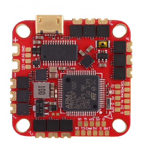Контроллер полёта HAKRC F7226 40A AIO с BLHeli_S ESC, OSD, барометром, BEC 5V/3A, поддержка CRSF/DSMX
