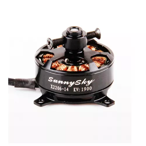 Бесщеточный мотор Sunnysky X2206 1500KV/1900KV для 2–3S RC квадрокоптера и мультикоптера