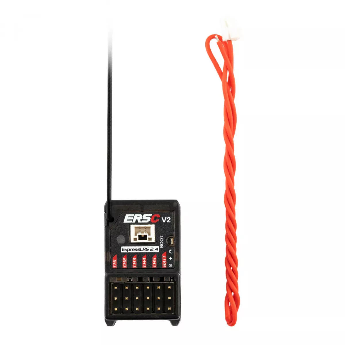 Радиоприемник RadioMaster ER5C V2 2.4GHz ELRS PWM для 5 сервоприводов, наземных и морских R/C Радиоприемник RadioMaster ER5C V2 2.4GHz ELRS PWM для 5 сервоприводов, наземных и морских R/C