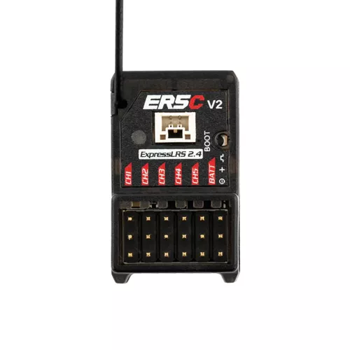 Радиоприемник RadioMaster ER5C V2 2.4GHz ELRS PWM для 5 сервоприводов, наземных и морских R/C