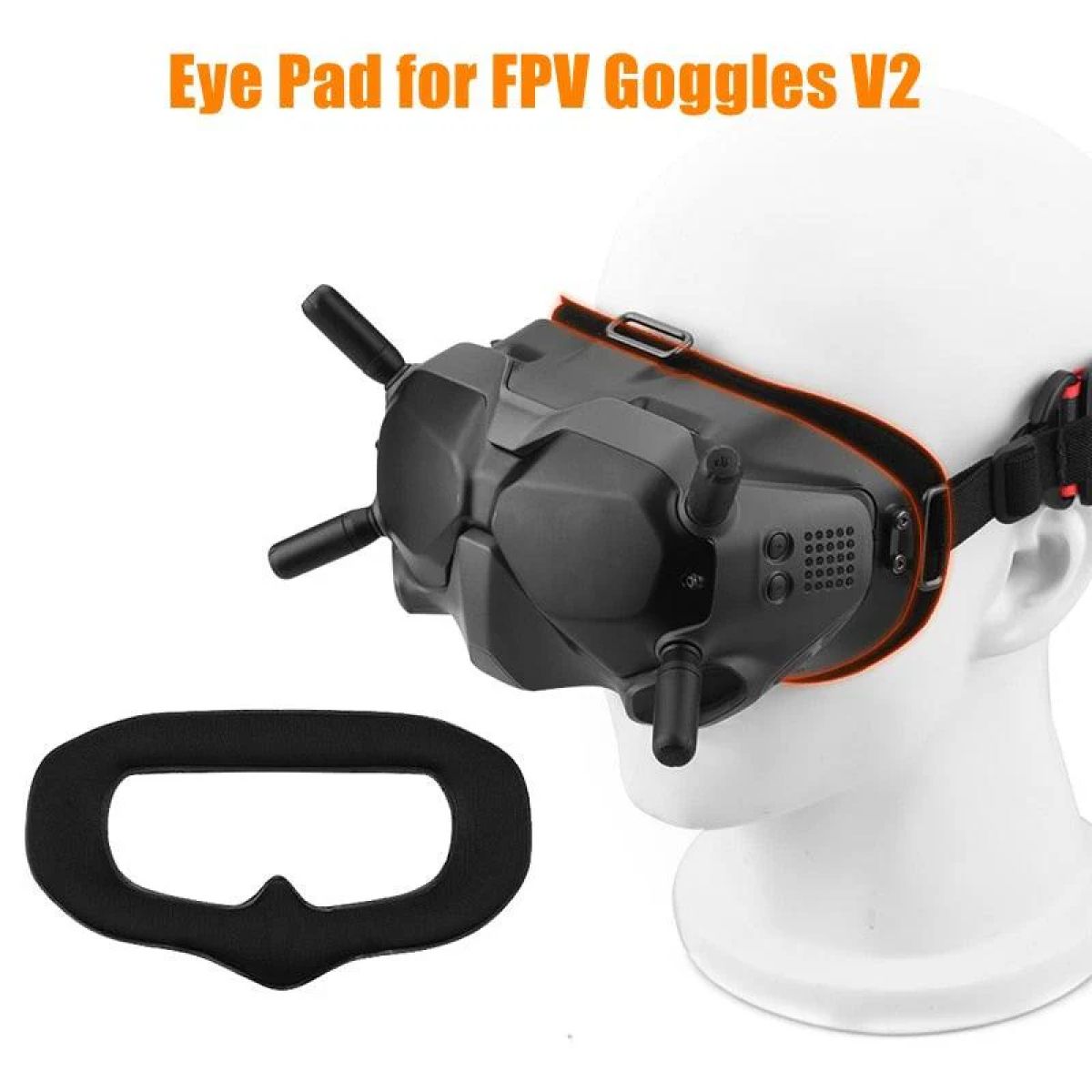 Маска-подушка для глаз FPV очков V2 — губка для DJI FPV COMBO/AVATA, аксессуар для дрона Маска-подушка для глаз FPV очков V2 — губка для DJI FPV COMBO/AVATA, аксессуар для дрона
