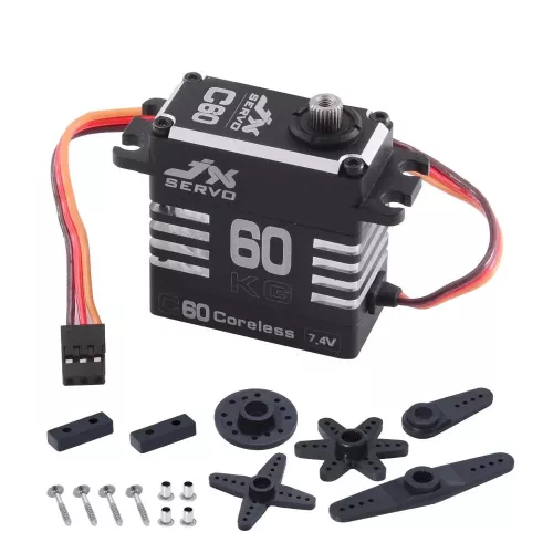 JX SERVO C60 - 7.4В 60КГ 120-180° Высокий крутящий момент, металлический сервопривод для RC