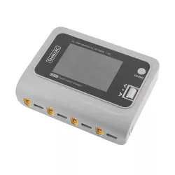 ToolkitRC Q4AC 1-4S 100Вт AC / 200Вт DC 4-канальное зарядное устройство (XT60, переходник XT30)