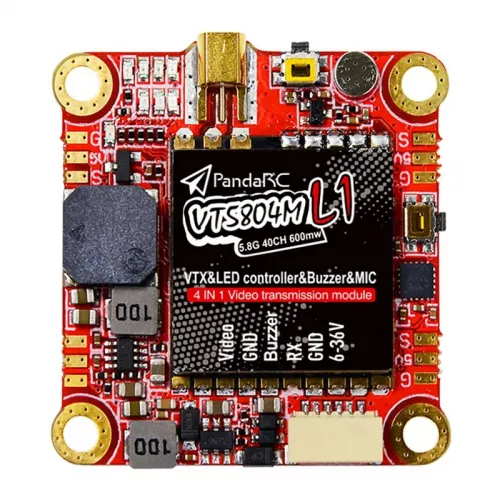 Передатчик Pandarc VT5804M L1 VTX 5.8ГГц, LED-контроллер, буззер для FPV гоночных дронов