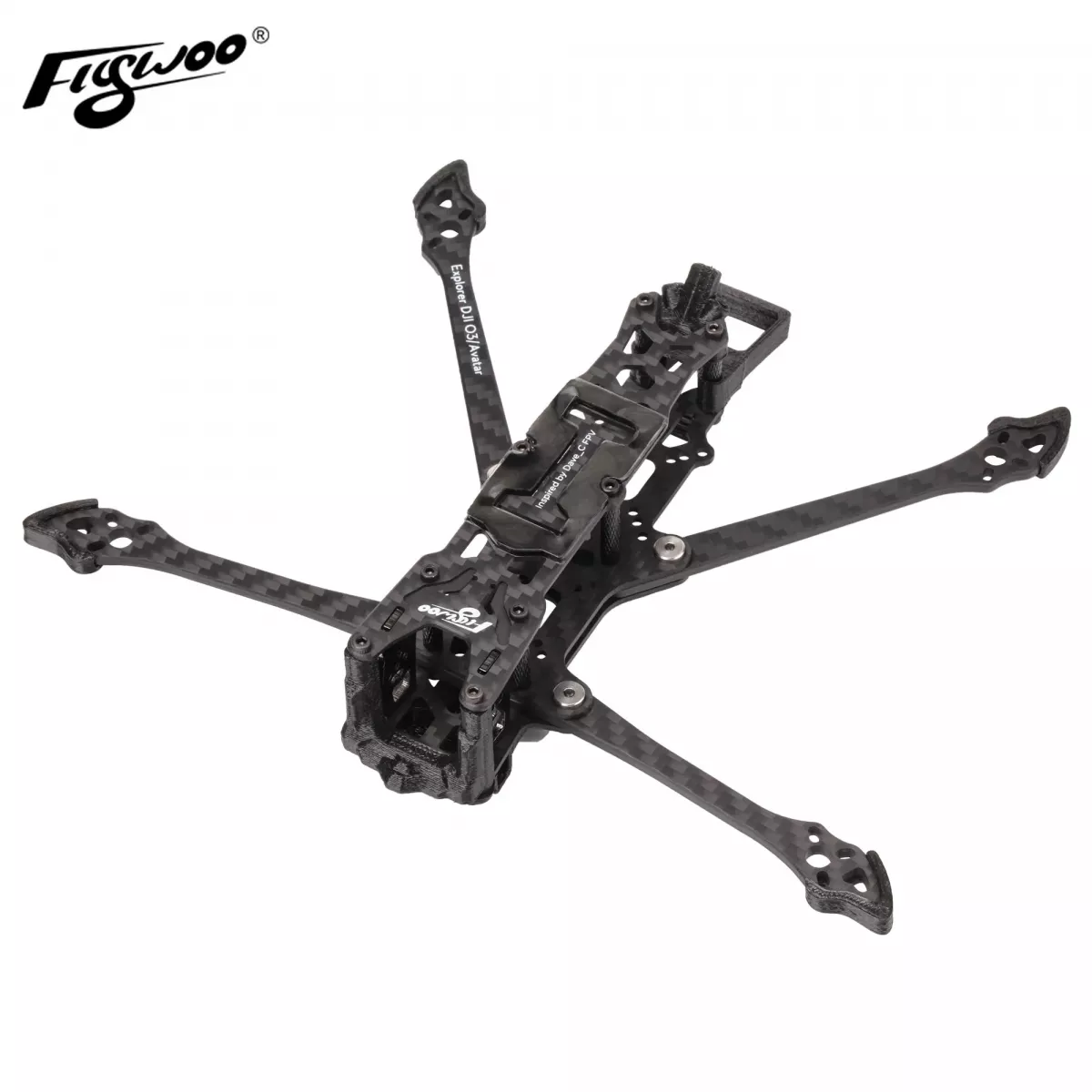 FLYWOO Explorer LR O3 4-дюймовый FPV каркас для квадрокоптера FLYWOO Explorer LR O3 4-дюймовый FPV каркас для квадрокоптера