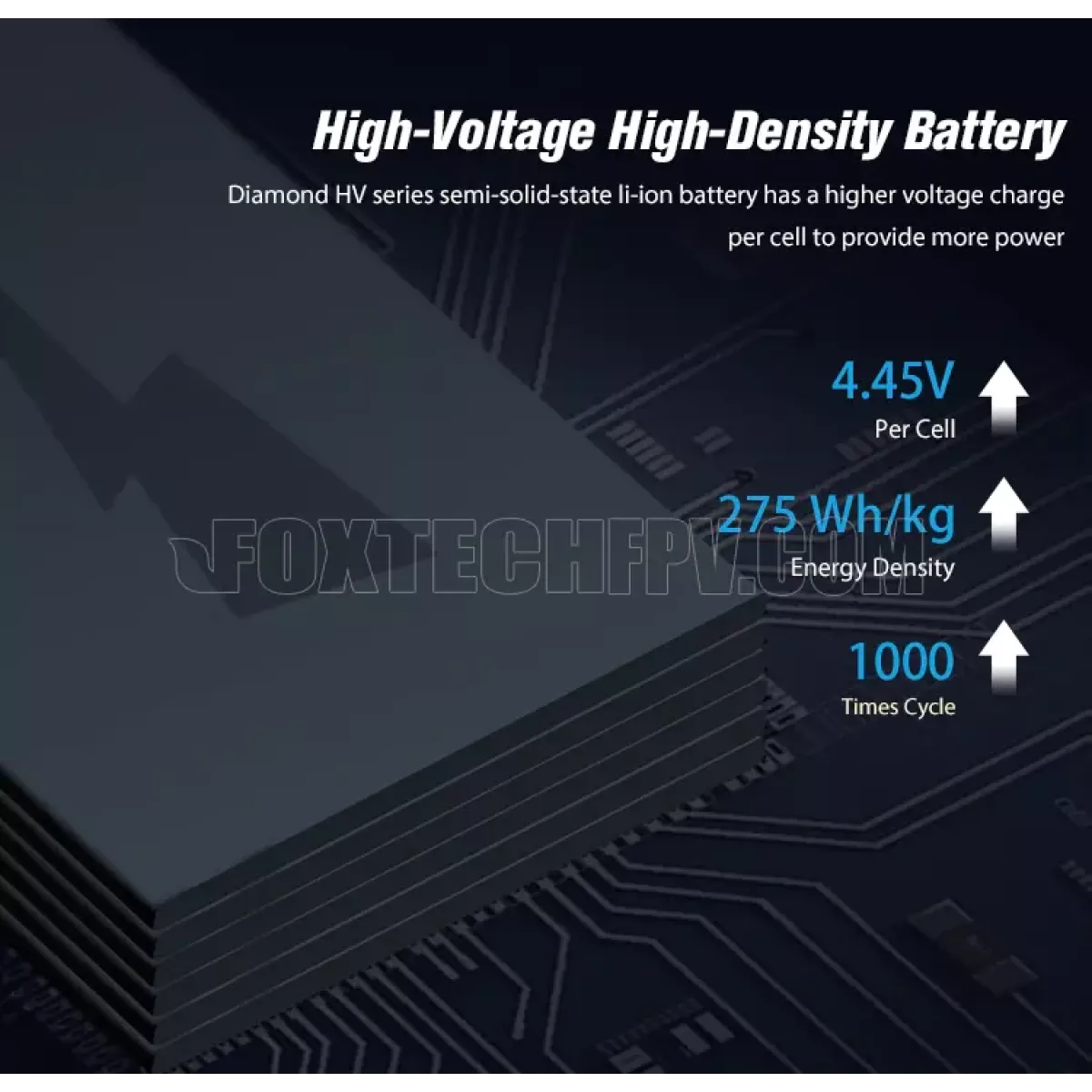 Аккумулятор Diamond 6S HV 23.7В Li-ion, полу-твердотельный, 275Втч/кг, 16000–44000мАч для БПЛА Аккумулятор Diamond 6S HV 23.7В Li-ion, полу-твердотельный, 275Втч/кг, 16000–44000мАч для БПЛА