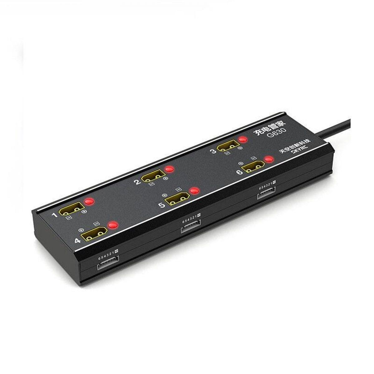 Зарядная станция SKYRC G630 6-в-1 для аккумуляторов БПЛА, совместима с PC1080 Зарядная станция SKYRC G630 6-в-1 для аккумуляторов БПЛА, совместима с PC1080