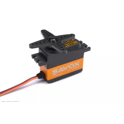 Серво Savox SV-1250MG+ цифровой HV coreless, металл-шестерни, 7.4В, 8кг, 0.10с, микро
