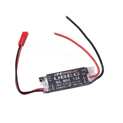 HENGE 8A UBEC: выход 5В/6В 6A/8A, макс. 12A, вход 7-25.5В, 2-6S LiPo/6-16 Ni-Mh, для квадрокоптера