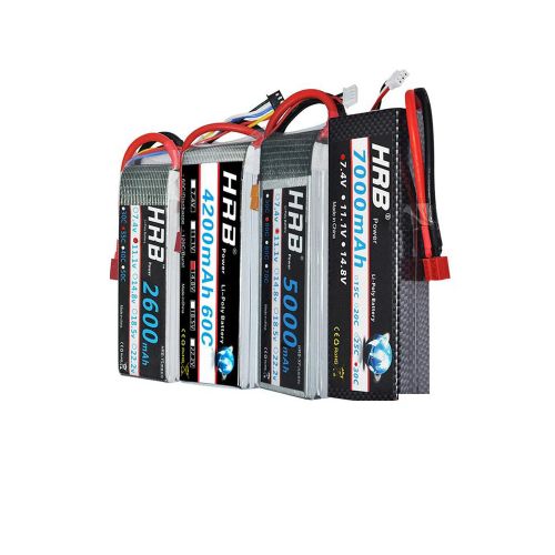 HRB Lipo аккумулятор 2S 3S 4S 5S 6S 3000–6000mAh 7.4–22.2V XT60 Deans EC5 для FPV, авто, дронов