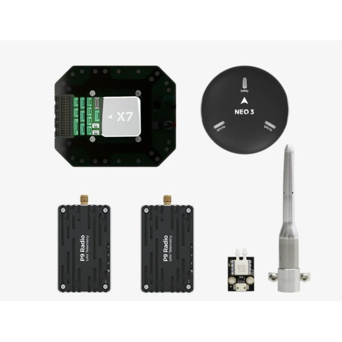 Набор CUAV VTOL X7 Core Carrier Board с GPS NEO 3, радиотелеметрией P9 для автопилота Pixhawk Набор CUAV VTOL X7 Core Carrier Board с GPS NEO 3, радиотелеметрией P9 для автопилота Pixhawk