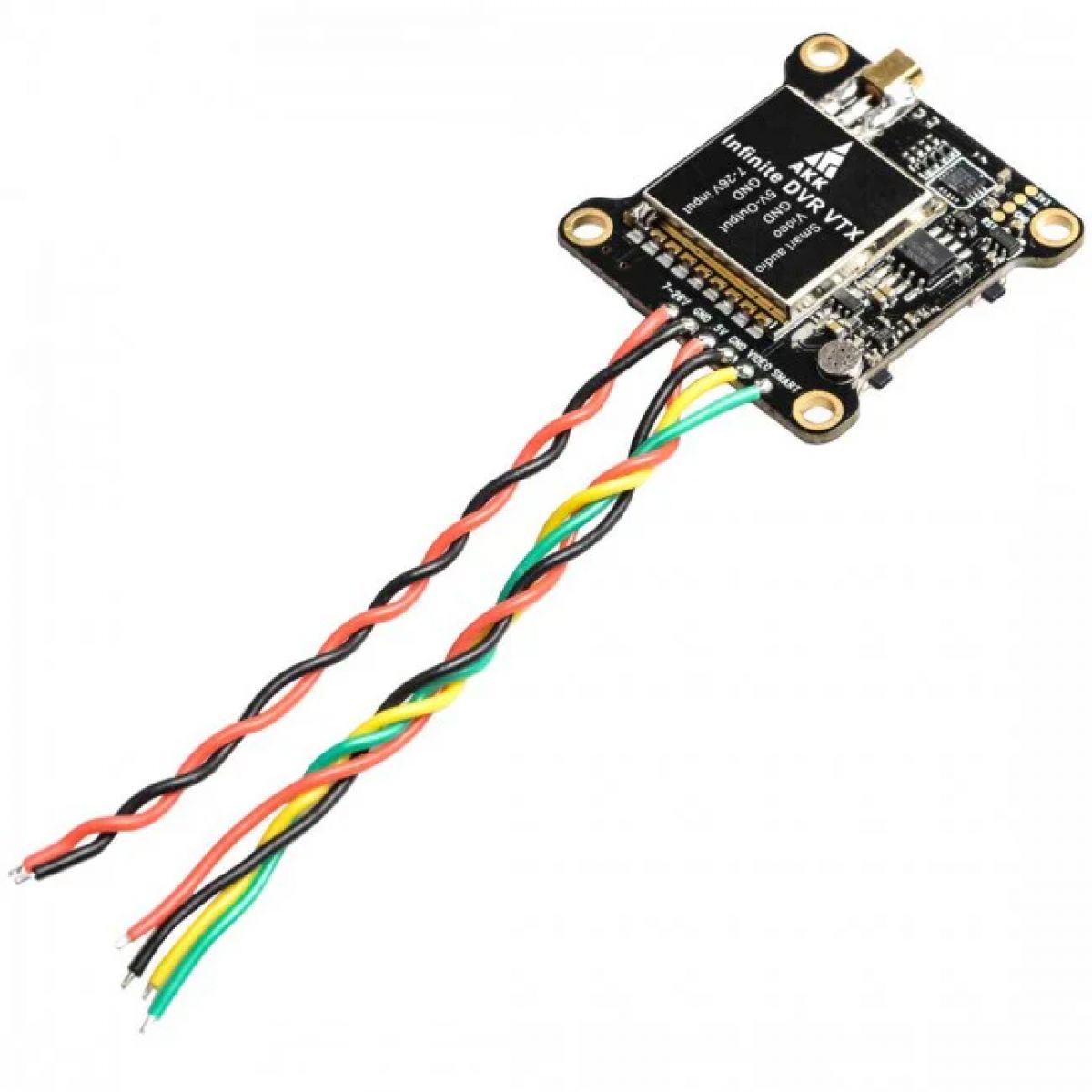 AKK Infinite DVR VTX — 5.8 ГГц 1000 мВт FPV видеопередатчик, поддержка OSD, дальнобойный вариант AKK Infinite DVR VTX — 5.8 ГГц 1000 мВт FPV видеопередатчик, поддержка OSD, дальнобойный вариант