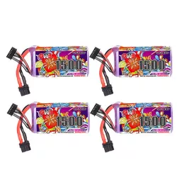 Аккумулятор 4шт GaoNeng GNB 6S HV 22.8В 1500мАч 120C/240C Lipo для FPV дрона