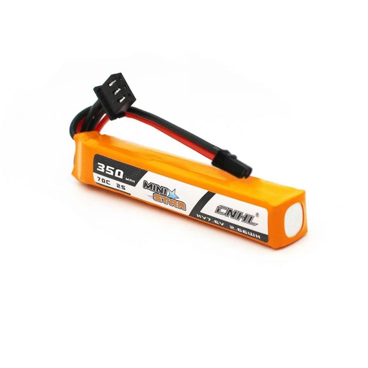 Аккумулятор CNHL 7.6V 350mAh 2S Lipo 70C HV MiniStar XT30 для FPV дрона, самолёта, 3/6 шт. Аккумулятор CNHL 7.6V 350mAh 2S Lipo 70C HV MiniStar XT30 для FPV дрона, самолёта, 3/6 шт.