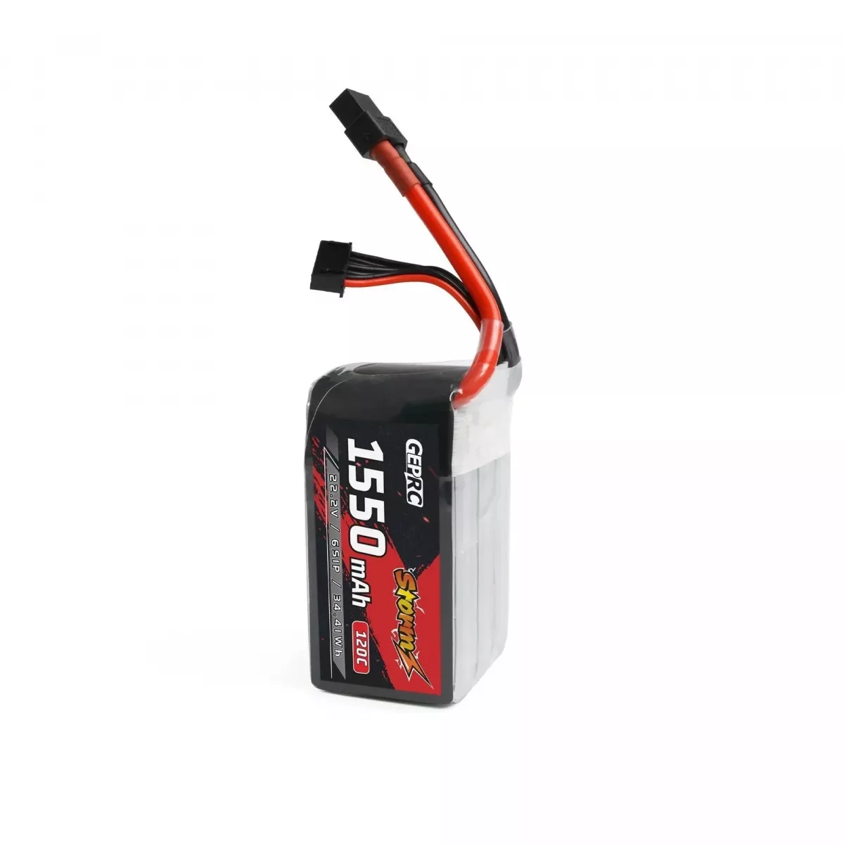 Аккумулятор GEPRC Storm 6S 1550mAh 120C LiPo для квадрокоптеров RC FPV 3-5 дюймов Freestyle Аккумулятор GEPRC Storm 6S 1550mAh 120C LiPo для квадрокоптеров RC FPV 3-5 дюймов Freestyle
