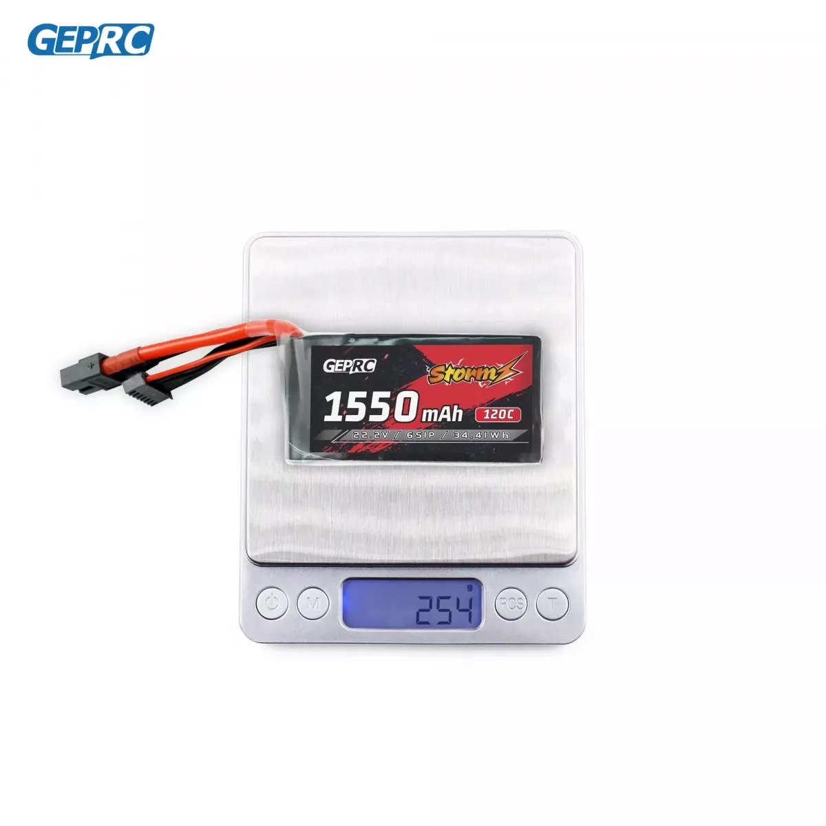 Аккумулятор GEPRC Storm 6S 1550mAh 120C LiPo для квадрокоптеров RC FPV 3-5 дюймов Freestyle Аккумулятор GEPRC Storm 6S 1550mAh 120C LiPo для квадрокоптеров RC FPV 3-5 дюймов Freestyle