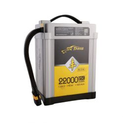 Аккумулятор Tattu 22000мАч 45.6В 25C 12S1P HV LiPo с разъёмом AS150-F