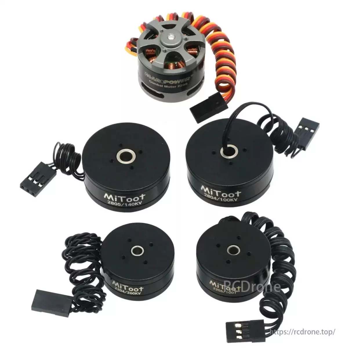Бесколлекторный мотор Mitoot 2204 260KV / 2804 100KV / 2805 140KV для CNC FPV камерных гимбалов Бесколлекторный мотор Mitoot 2204 260KV / 2804 100KV / 2805 140KV для CNC FPV камерных гимбалов