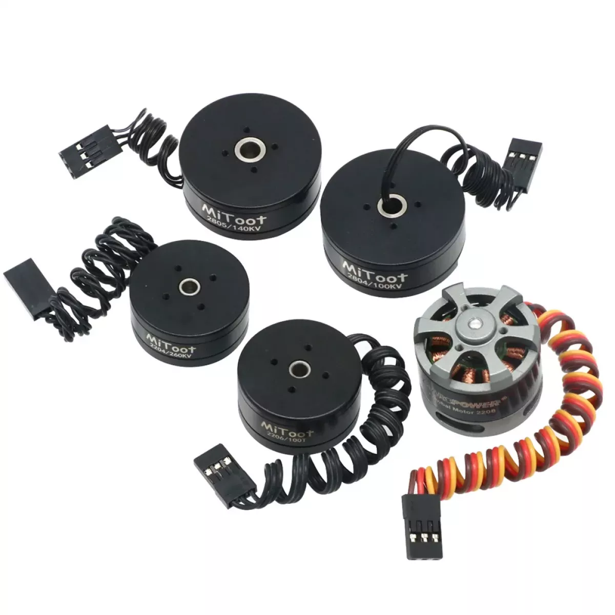 Бесколлекторный мотор Mitoot 2204 260KV / 2804 100KV / 2805 140KV для CNC FPV камерных гимбалов Бесколлекторный мотор Mitoot 2204 260KV / 2804 100KV / 2805 140KV для CNC FPV камерных гимбалов