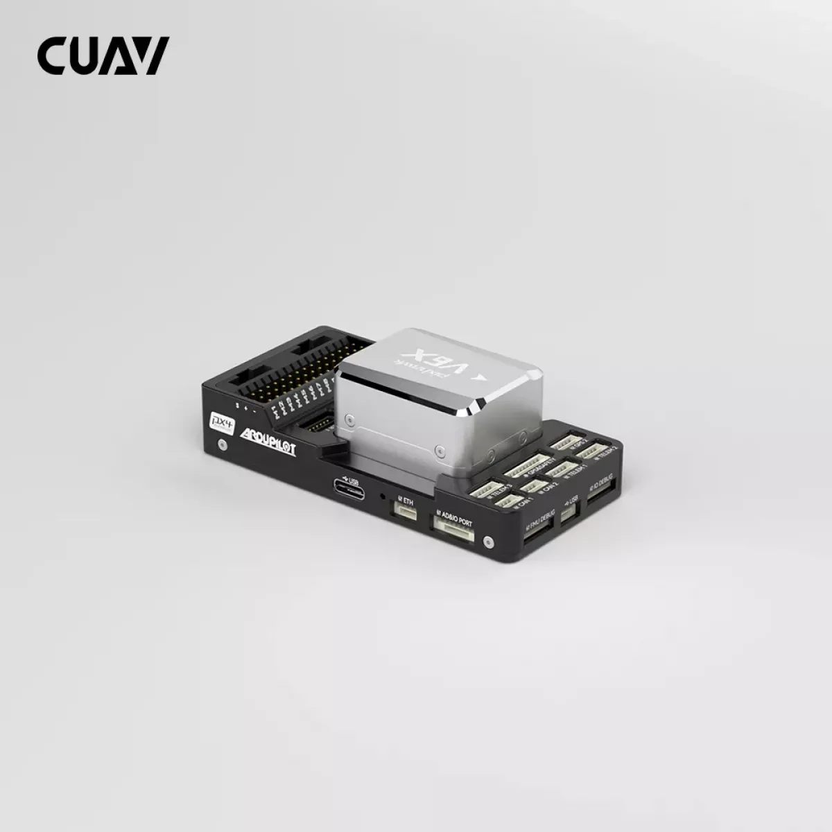 Автопилот CUAV Pixhawk V6X с PX4, Ardupilot, STM32H753IIK6, компасом RM3100 и GPS NEO 3 Pro Автопилот CUAV Pixhawk V6X с PX4, Ardupilot, STM32H753IIK6, компасом RM3100 и GPS NEO 3 Pro