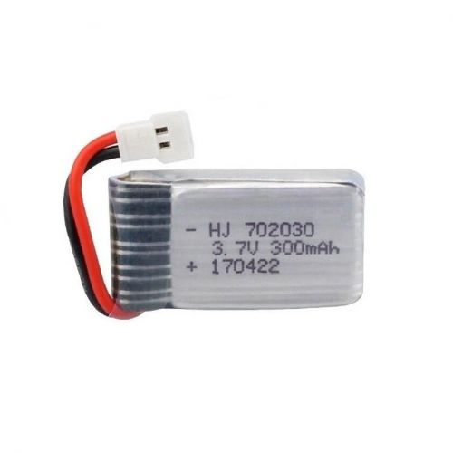 Аккумулятор 3.7В 300мАч с зарядкой для дронов U816 U830 F180 E55 FQ777 FQ17W H107 X11C FY530
