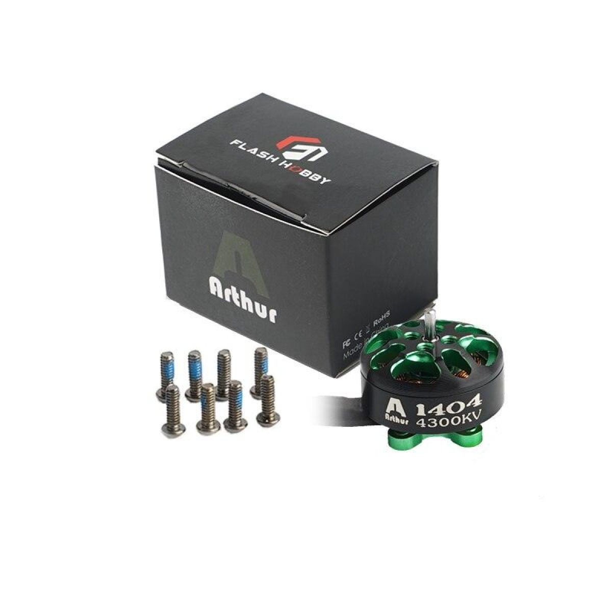 Бесколлекторный мотор Flashhobby Arthur A1404 4300KV/6000KV 2-4S для FPV 3" Cinewhoop дронов Бесколлекторный мотор Flashhobby Arthur A1404 4300KV/6000KV 2-4S для FPV 3" Cinewhoop дронов