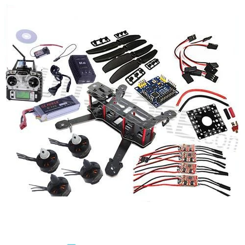 Мини FPV квадрокоптер QAV250 RTF: комплект рама, моторы, ESC, контроллер, камера, AV Tx/Rx, монитор