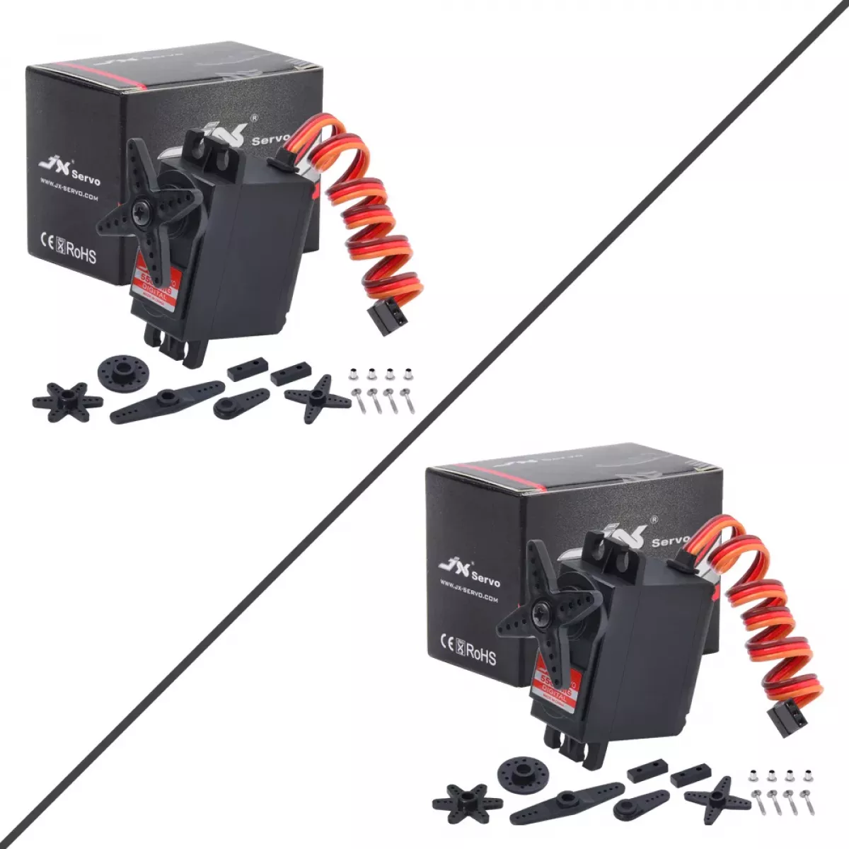 JX Servo PDI-5508MG — цифровой корлесс-серво 8кг, металл. шестерни для RC авто, вертолётов, роботов JX Servo PDI-5508MG — цифровой корлесс-серво 8кг, металл. шестерни для RC авто, вертолётов, роботов